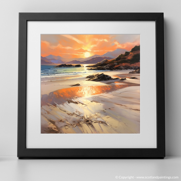 Framed version of Silver Sands of Morar