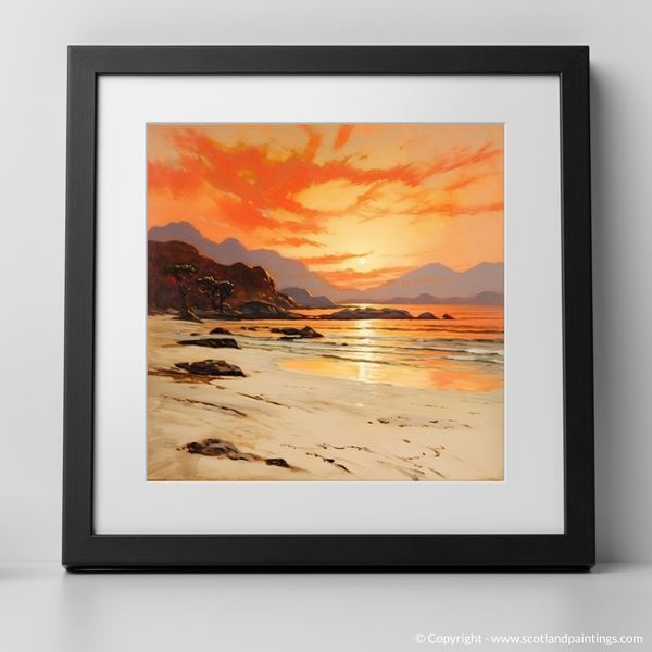 Framed version of Silver Sands of Morar