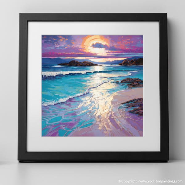 Framed version of Silver Sands of Morar