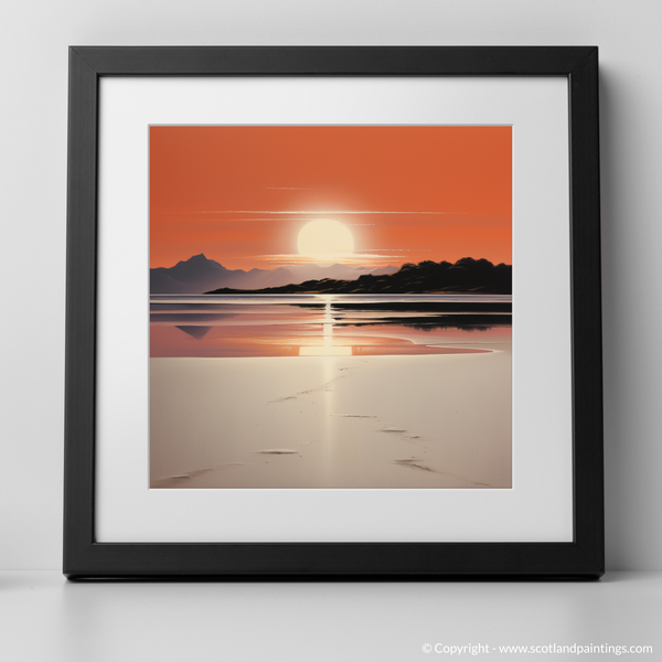 Framed version of Silver Sands of Morar