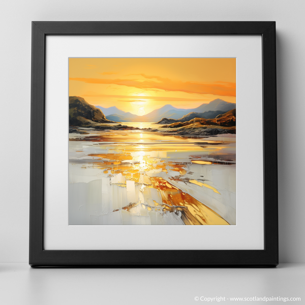 Framed version of Silver Sands of Morar