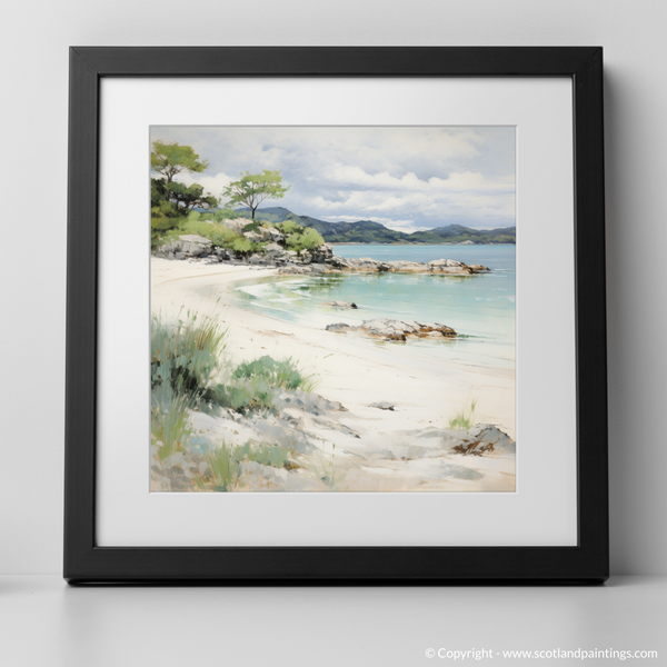 Framed version of Silver Sands of Morar