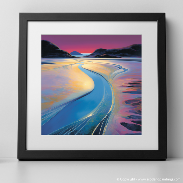 Framed version of Silver Sands of Morar