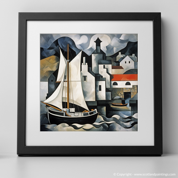 Framed version of Portree Harbour