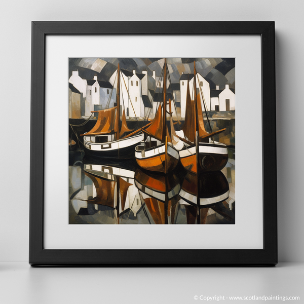 Framed version of Portree Harbour