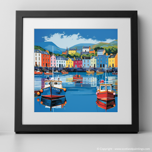 Framed version of Portree Harbour