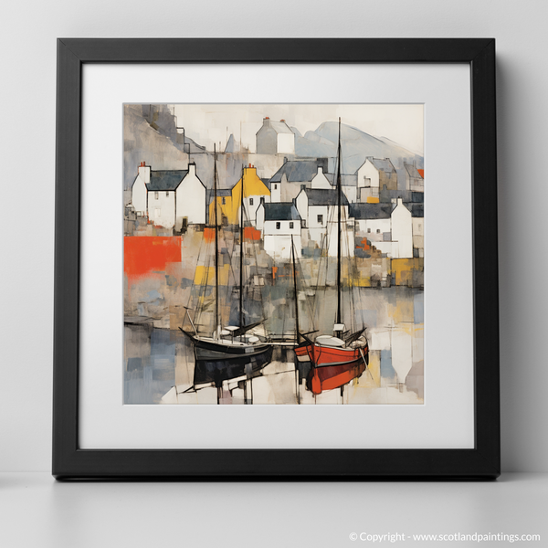 Framed version of Portree Harbour