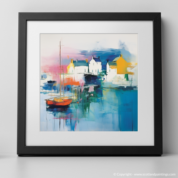 Framed version of Portree Harbour