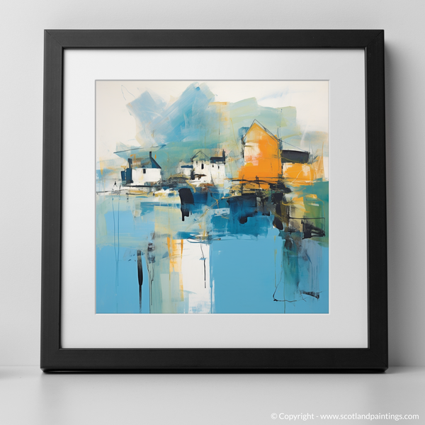 Framed version of Portree Harbour