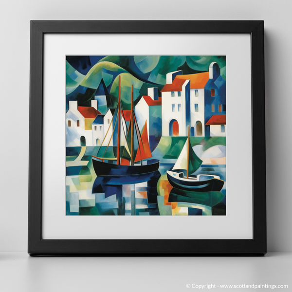 Framed version of Portree Harbour