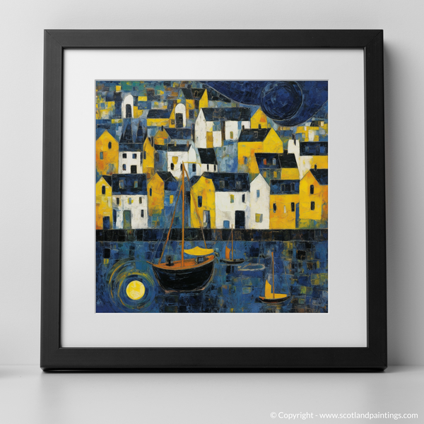 Framed version of Portree Harbour