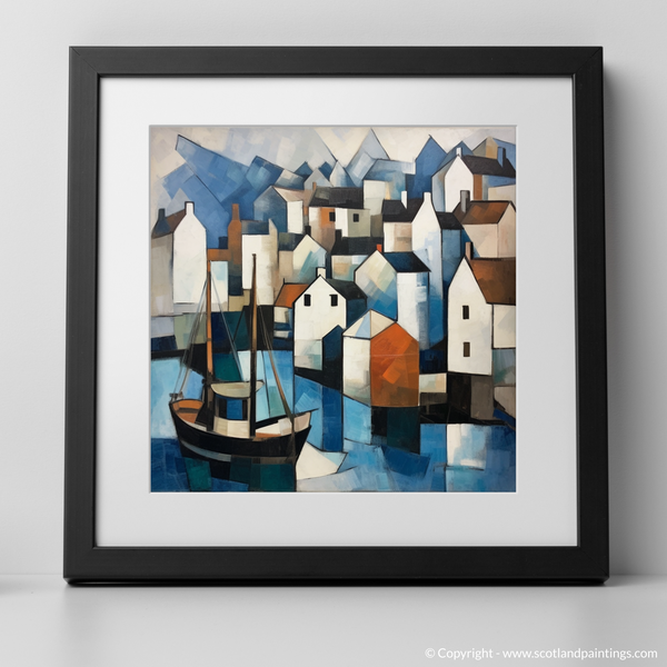 Framed version of Portree Harbour