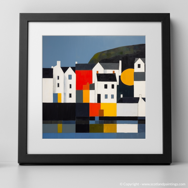 Framed version of Portree Harbour