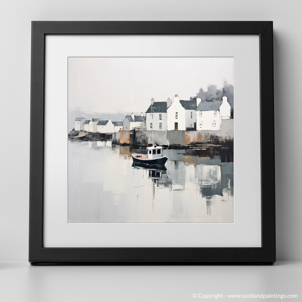 Framed version of Portree Harbour