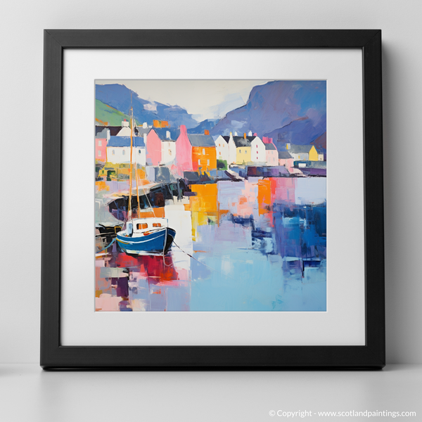 Framed version of Portree Harbour