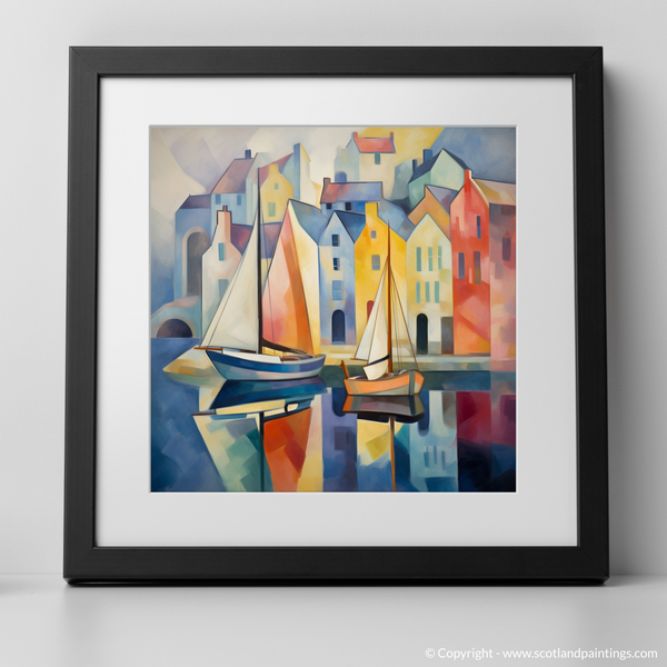 Framed version of Portree Harbour