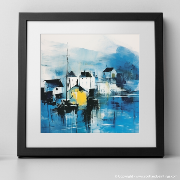 Framed version of Portree Harbour