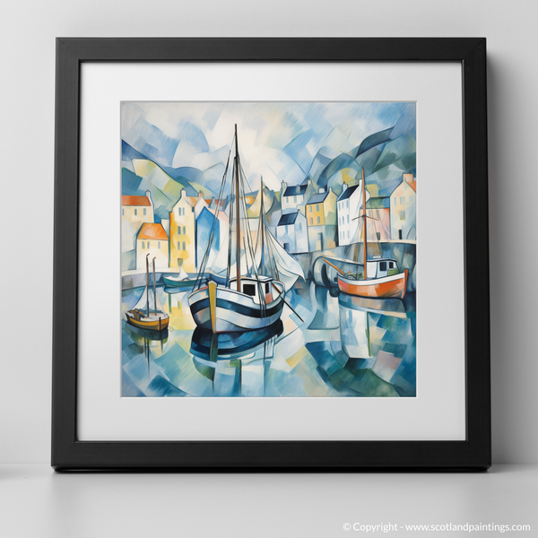 Framed version of Portree Harbour