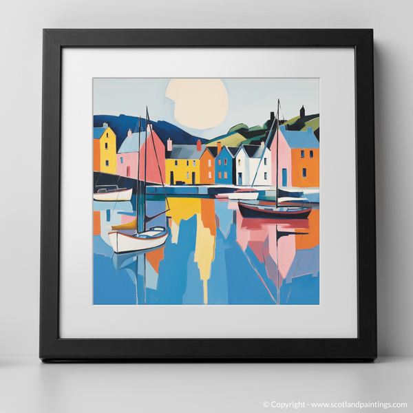 Framed version of Portree Harbour