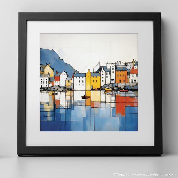 Framed version of Portree Harbour