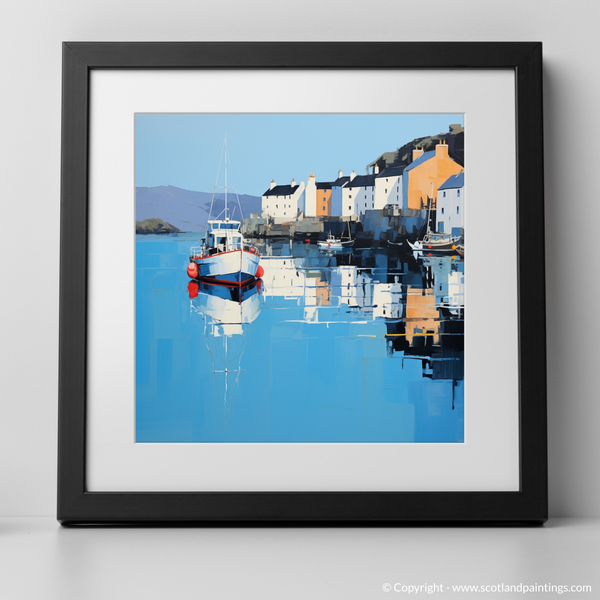 Framed version of Portree Harbour