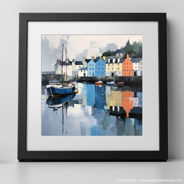 Framed version of Portree Harbour