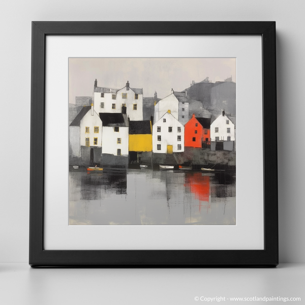 Framed version of Portree Harbour