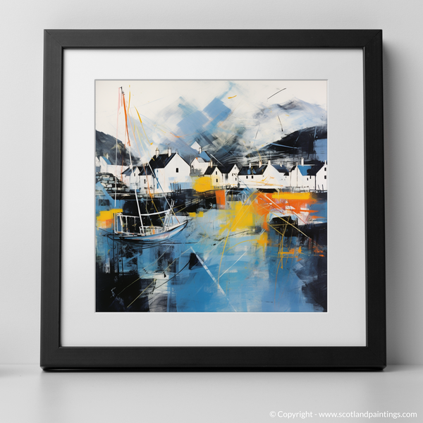 Framed version of Portree Harbour