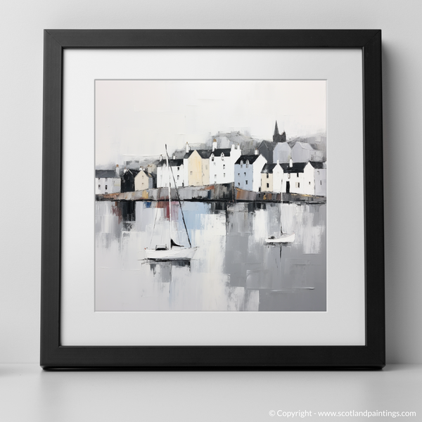 Framed version of Portree Harbour