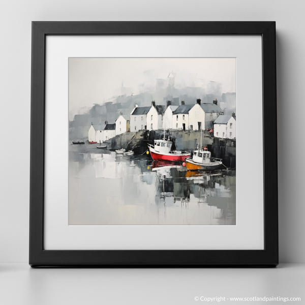 Framed version of Portree Harbour