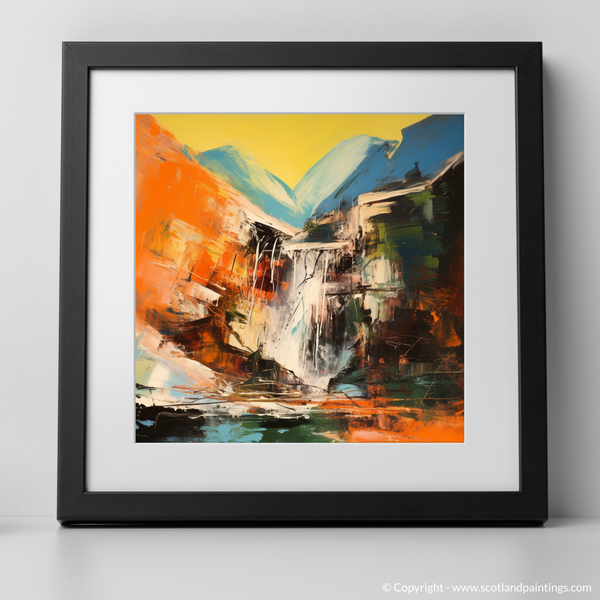 Framed version of Steall Falls