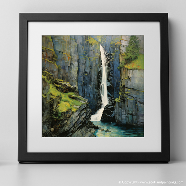 Framed version of Steall Falls