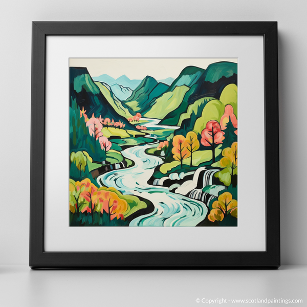 Framed version of Steall Falls