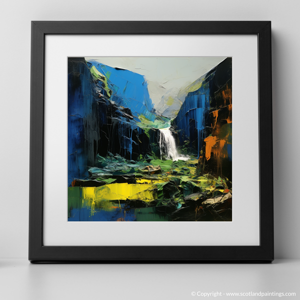 Framed version of Steall Falls