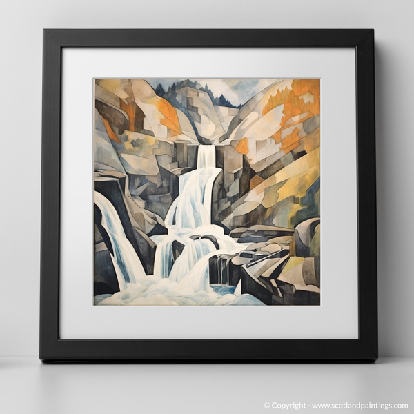 Framed version of Steall Falls