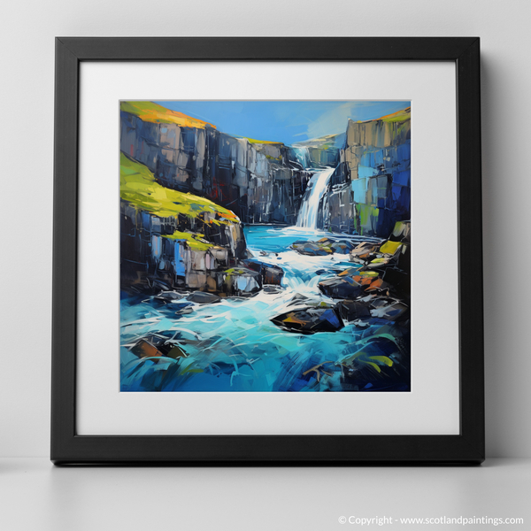 Framed version of Mealt Falls