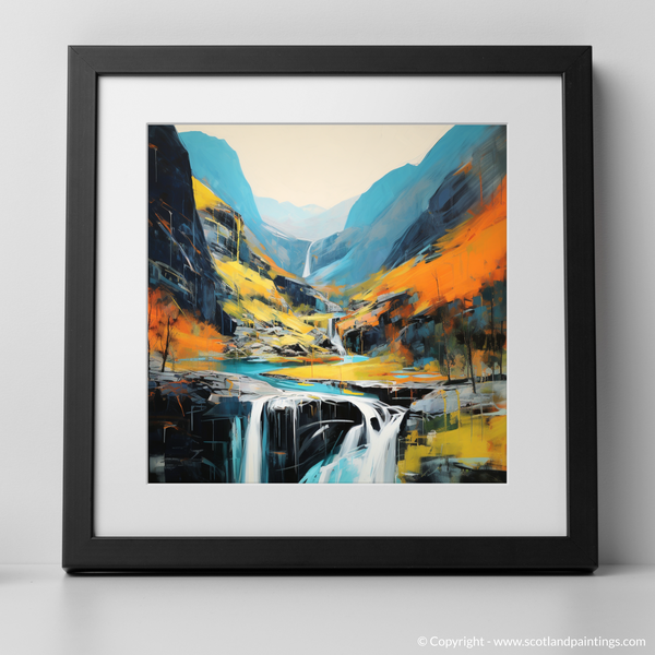 Framed version of Steall Falls