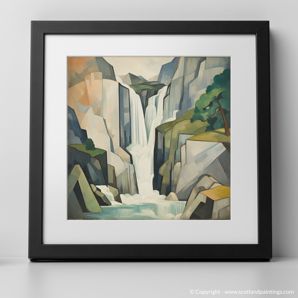 Framed version of Steall Falls