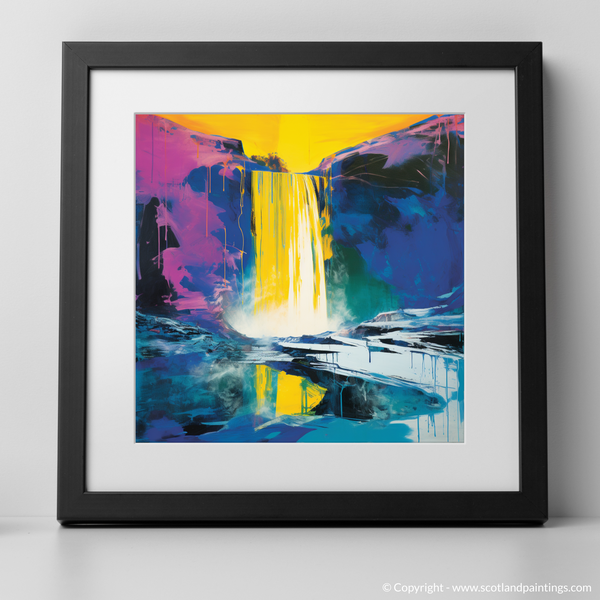 Framed version of Plodda Falls