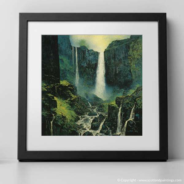 Framed version of Plodda Falls