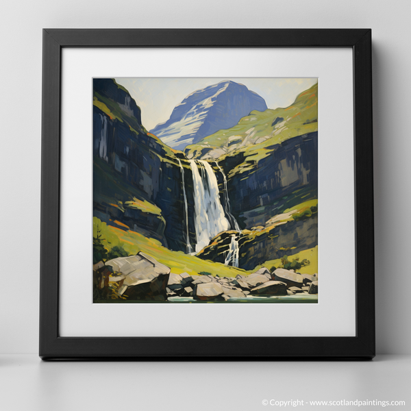 Framed version of Steall Falls