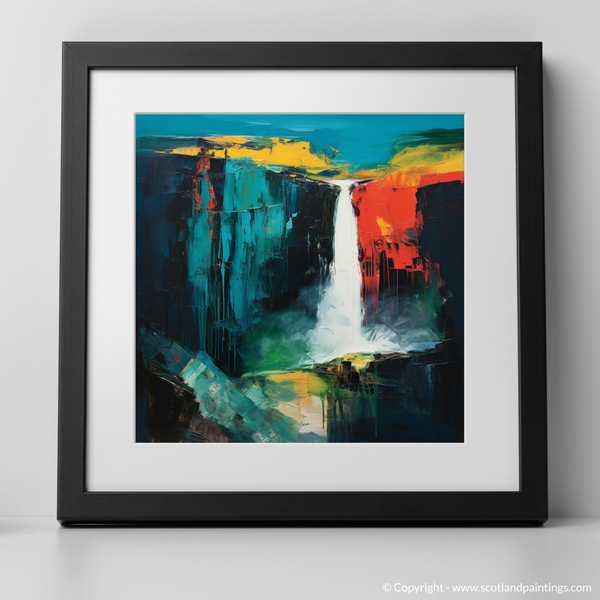 Framed version of Mealt Falls