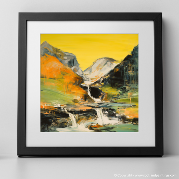 Framed version of Steall Falls