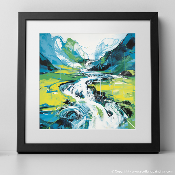 Framed version of Steall Falls