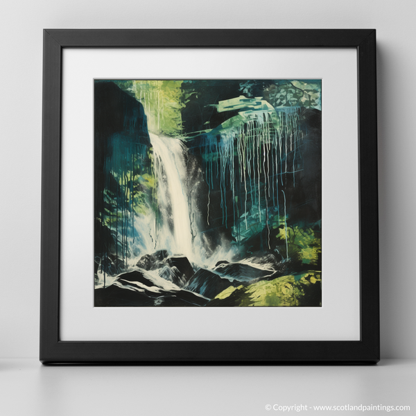 Framed version of Plodda Falls