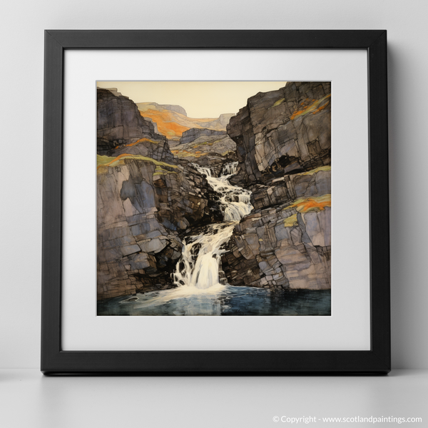 Framed version of Mealt Falls