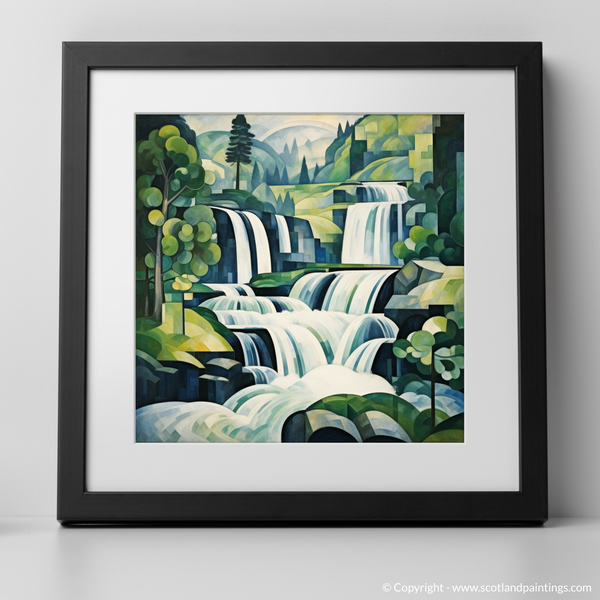 Framed version of Plodda Falls