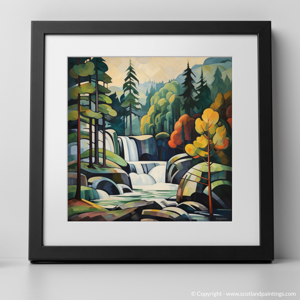 Framed version of Plodda Falls