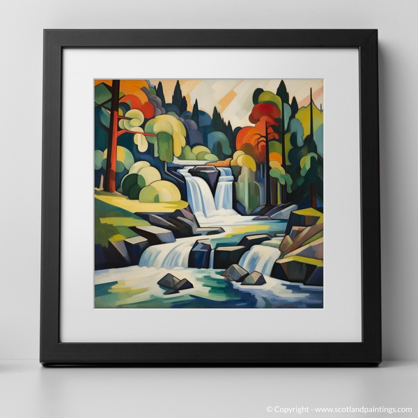 Framed version of Plodda Falls