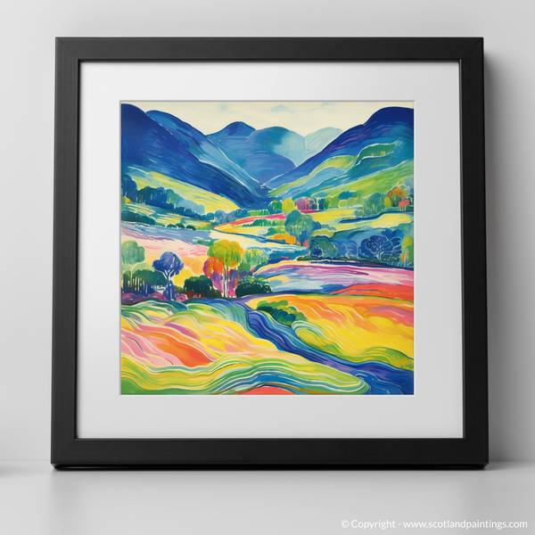 Framed version of Glen Lyon